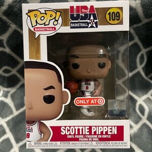 Funko Pop! Scottie Pippen #109 USA Basketball ! Target Exclusive ! VAULTED !